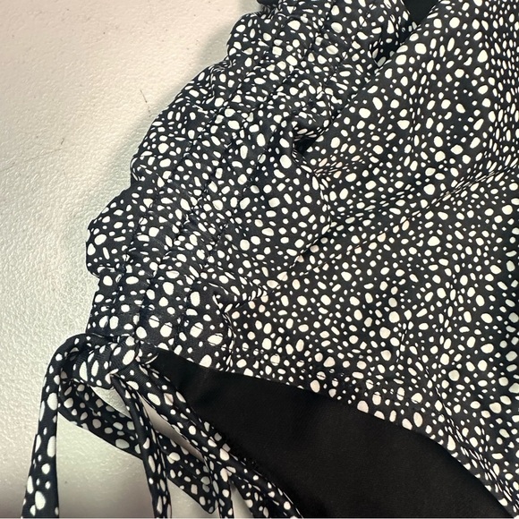 Shade & Shore Black and White Polka Dot Bikini Bottom - Picture 5 of 6